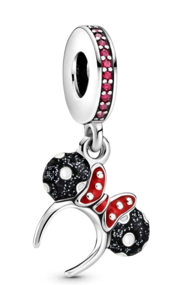 Висулка за гривна тип „PANDORA“ – Мини ушички Minnie Mouse
