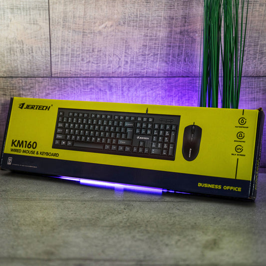 Жична Клавиатура + мишка JERTECH КМ 160