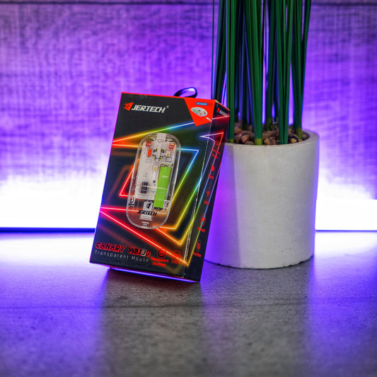 Безжична wireless прозрачна мишка JERTECH WB 130