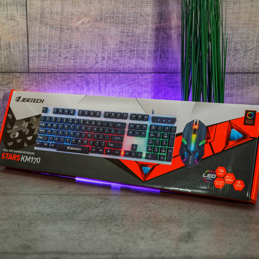 Жична Клавиатура + мишка JERTECH Stars KM170