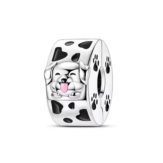 Висулка за гривна с кученце и лапички тип “Pandora” номер:02