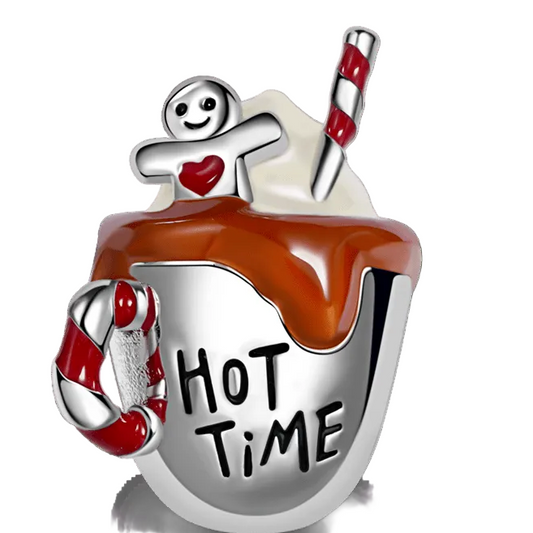 Висулка за гривна тип „PANDORA“ – Hot Time чаша