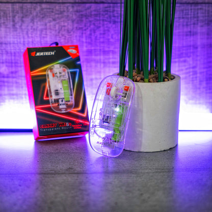 Безжична wireless прозрачна мишка JERTECH WB 130
