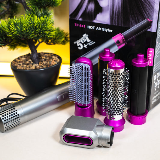 TR 5+1 Airstyler – многофункционален уред за коса с 5 приставки